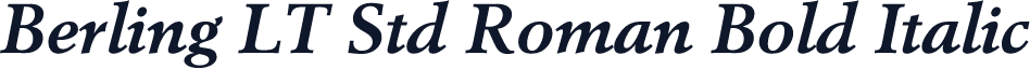 Berling LT Std Roman Bold Italic