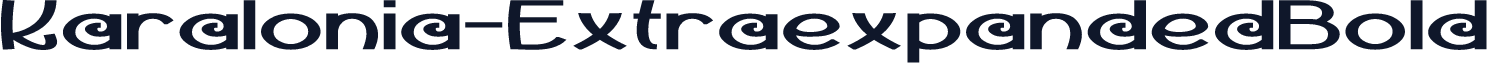 Karalonia-ExtraexpandedBold