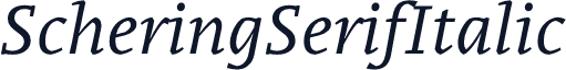 ScheringSerifItalic