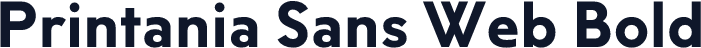 Printania Sans Web Bold