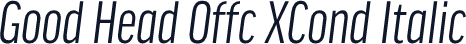 Good Head Offc XCond Italic