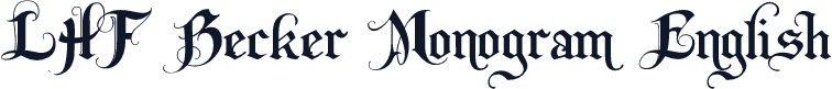 LHF Becker Monogram English
