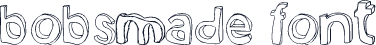 bobsmade font