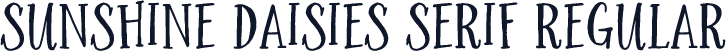 Sunshine Daisies Serif Regular