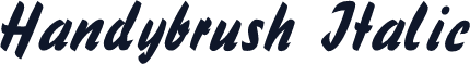 Handybrush Italic