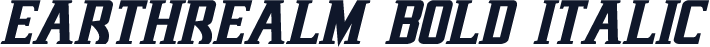 Earthrealm Bold Italic