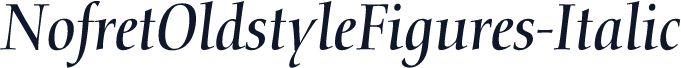 NofretOldstyleFigures-Italic
