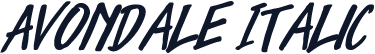 Avondale Italic