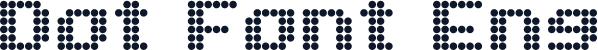 Dot Font Eng