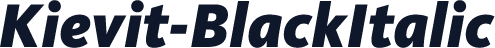 Kievit-BlackItalic