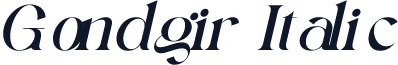 Gondgir Italic