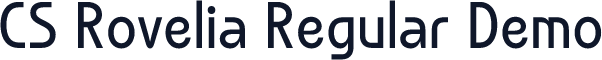 CS Rovelia Regular Demo