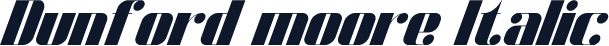 Dunford moore Italic