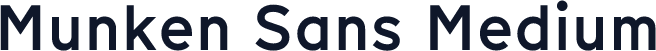 Munken Sans Medium