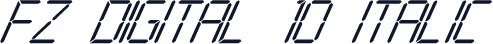 FZ DIGITAL 10 ITALIC