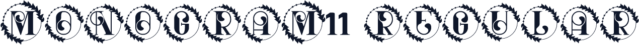 MONOGRAM11 Regular