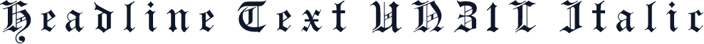Headline Text UNZ1L Italic