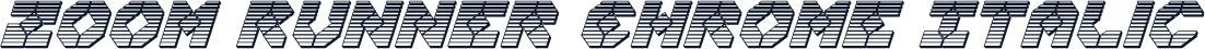 Zoom Runner Chrome Italic