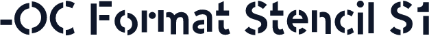 -OC Format Stencil S1