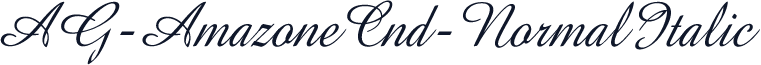 AG-AmazoneCnd-NormalItalic