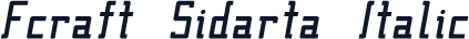 Fcraft Sidarta Italic