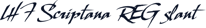 LHF Scriptana REG slant