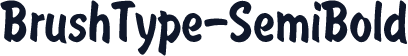 BrushType-SemiBold