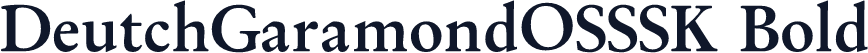 DeutchGaramondOSSSK Bold