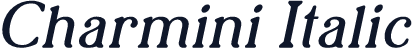 Charmini Italic