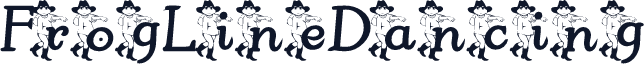 FrogLineDancing