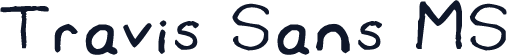 Travis Sans MS