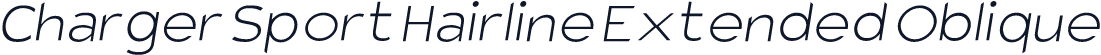 Charger Sport Hairline Extended Oblique