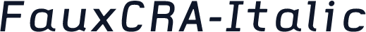 FauxCRA-Italic
