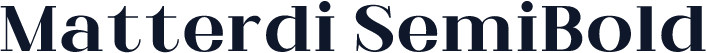 Matterdi SemiBold