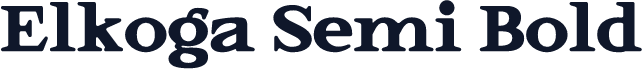 Elkoga Semi Bold