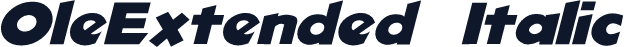 OleExtended  Italic