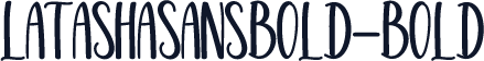 LatashaSansBold-Bold