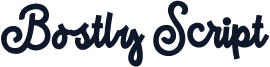 Bostly Script