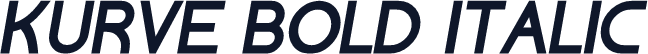 Kurve Bold Italic