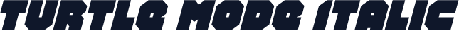 Turtle Mode Italic
