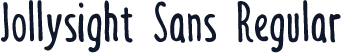 Jollysight Sans Regular