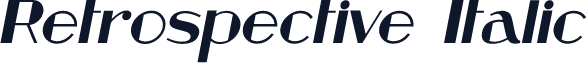 Retrospective Italic