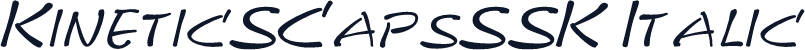 KineticSCapsSSK Italic