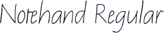 Notehand Regular