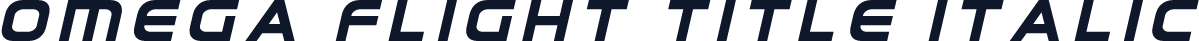 Omega Flight Title Italic