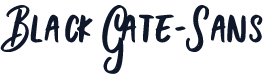 BlackGate-Sans
