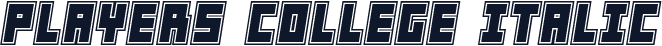 Players College Italic