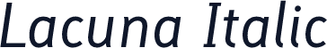 Lacuna Italic