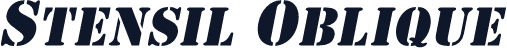 Stensil Oblique