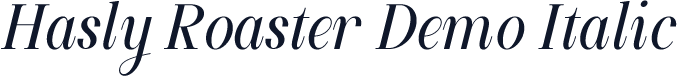 Hasly Roaster Demo Italic